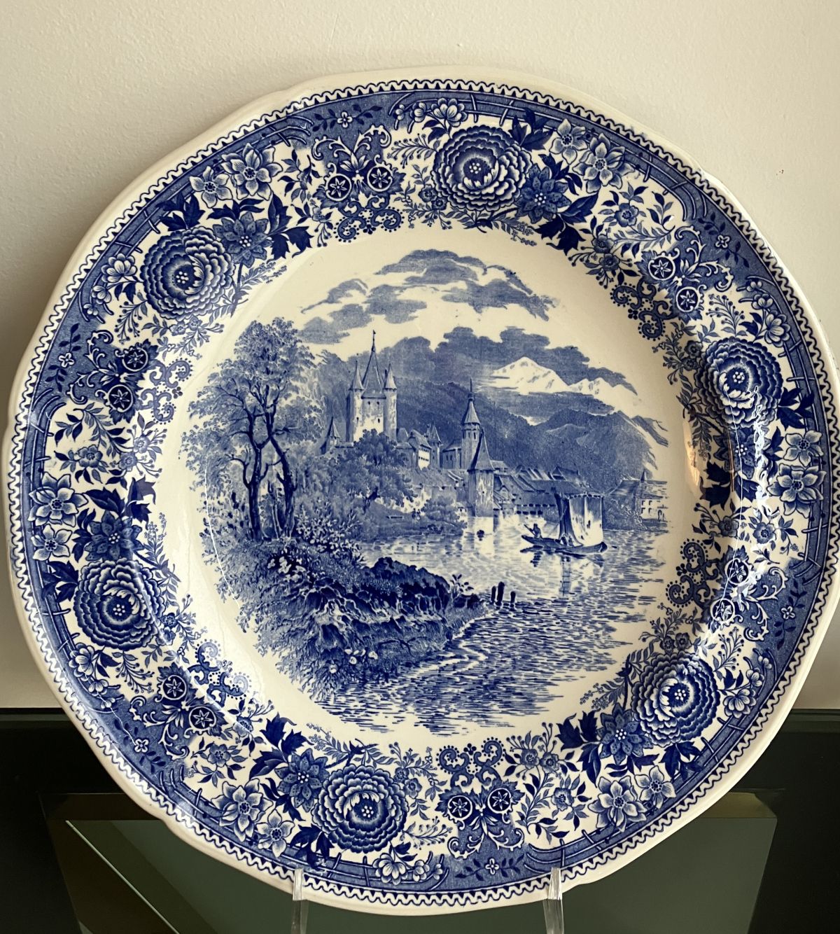 Plat rond faïence Villeroy & Boch