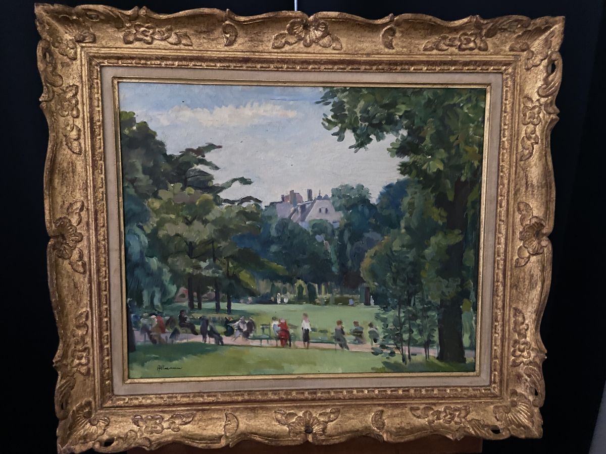 Tableau : Parc parisien signé Altmann