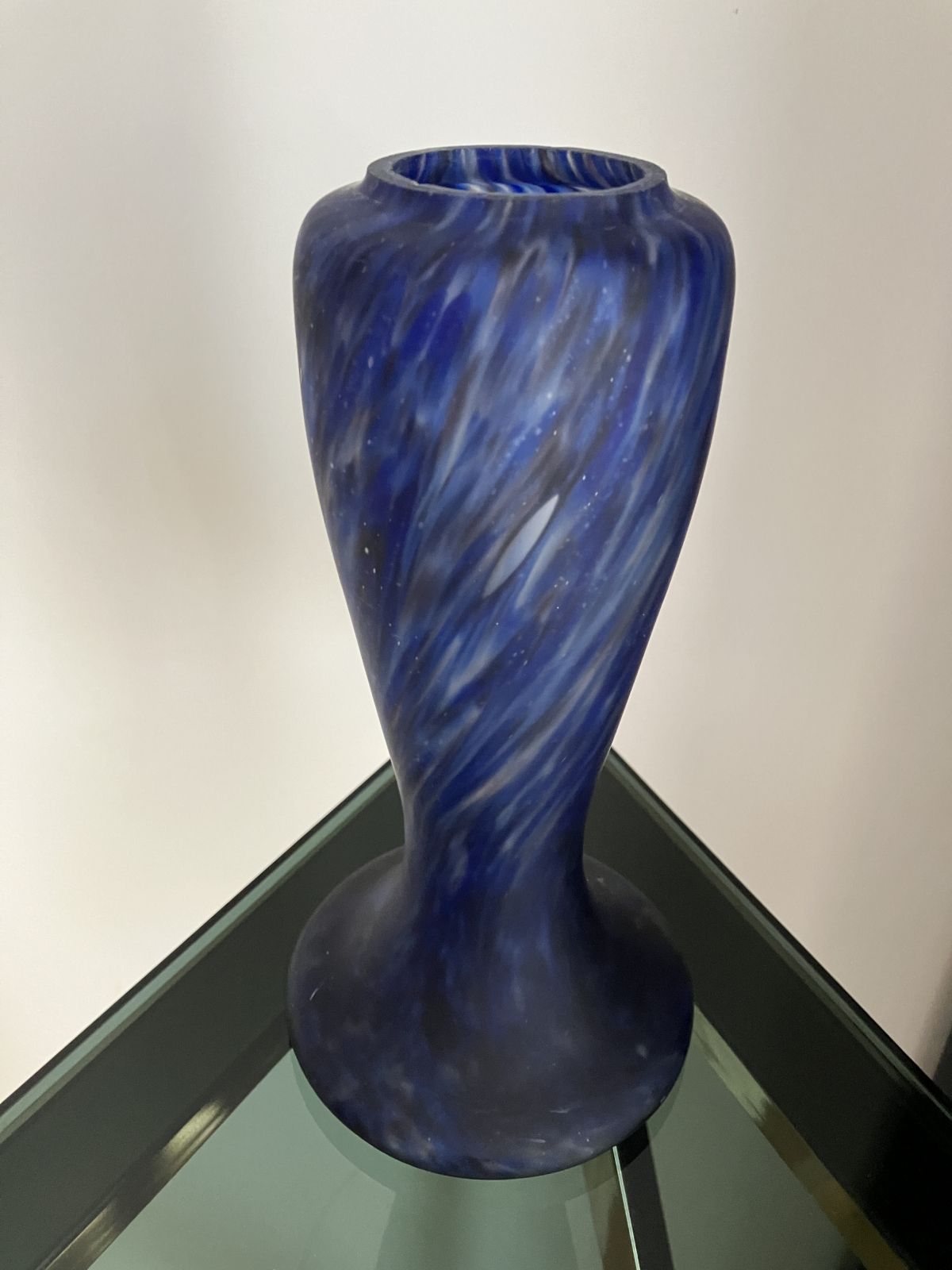 Vase en pâte de verre - XXème